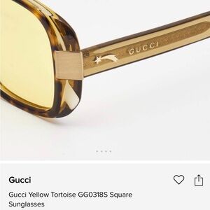 Gucci Retro Square Stardrop Sunglasses 💫